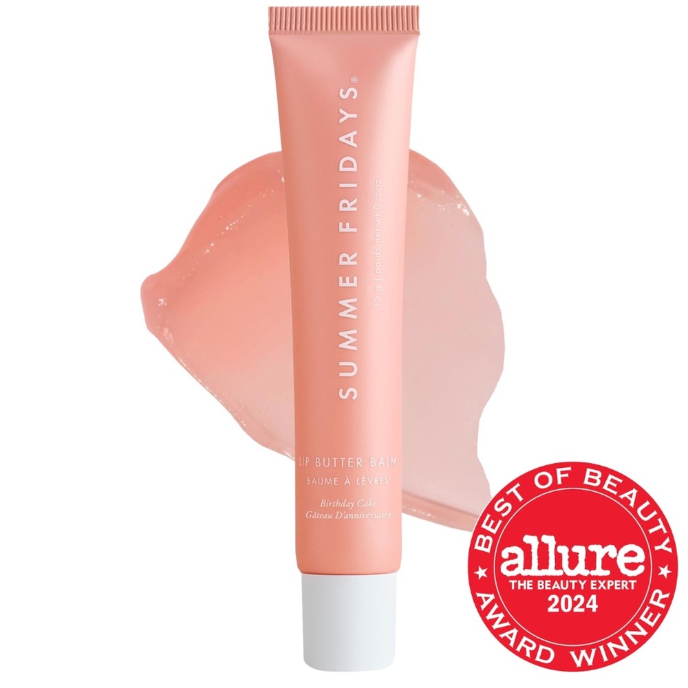 NIB Summer Fridays Lip Butter Balm Birthday Cake Limited Edition